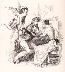 Grandville - L'homme est de feu, la femme d'étoupe, le diable vient qui souffle