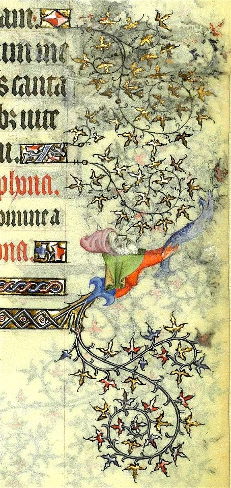 Grandes Heures de Jean de Berry Fol. 120r - grotesque