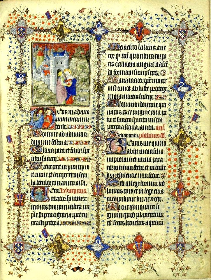 Grandes Heures du duc de Berry (BNF latin919) fol. 24r (page)