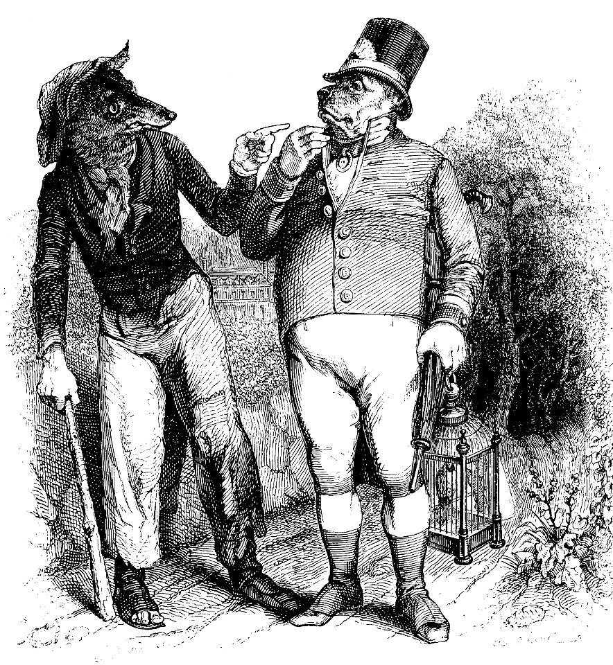 Grandville leLoup Et Le Chien