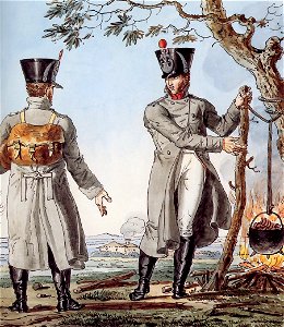Grande Armée - Light Infantry Officers in Greatcoats