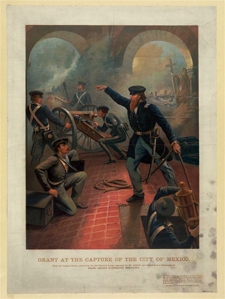 Grant at the capture of the city of Mexico - E. Leutze. LCCN00650177
