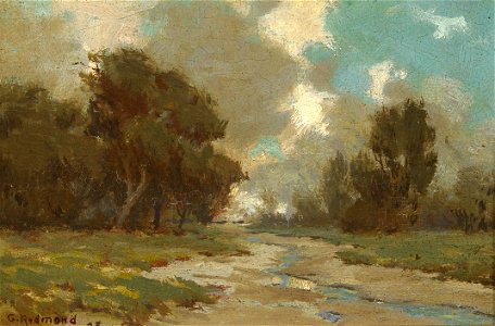 Granville Redmond - After the Rain. Free illustration for personal and commercial use.