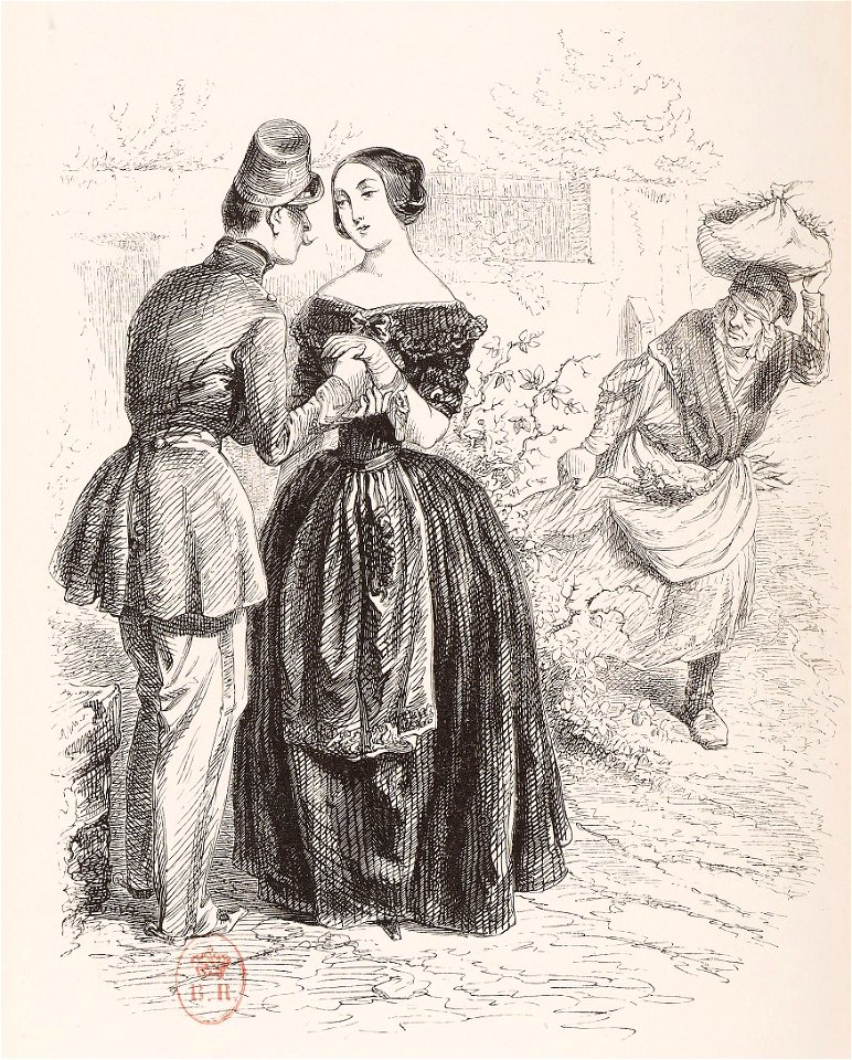 Grandville - Belle fille et méchante robe trouvent toujours qui les accroche