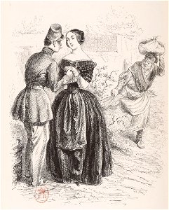 Grandville - Belle fille et méchante robe trouvent toujours qui les accroche