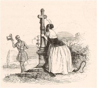 Grandville - Derrière la croix souvent se tient le diable