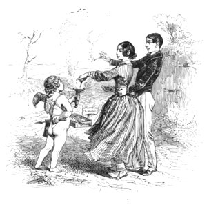 Grandville - Cent Proverbes, 1845 (page 407 crop)