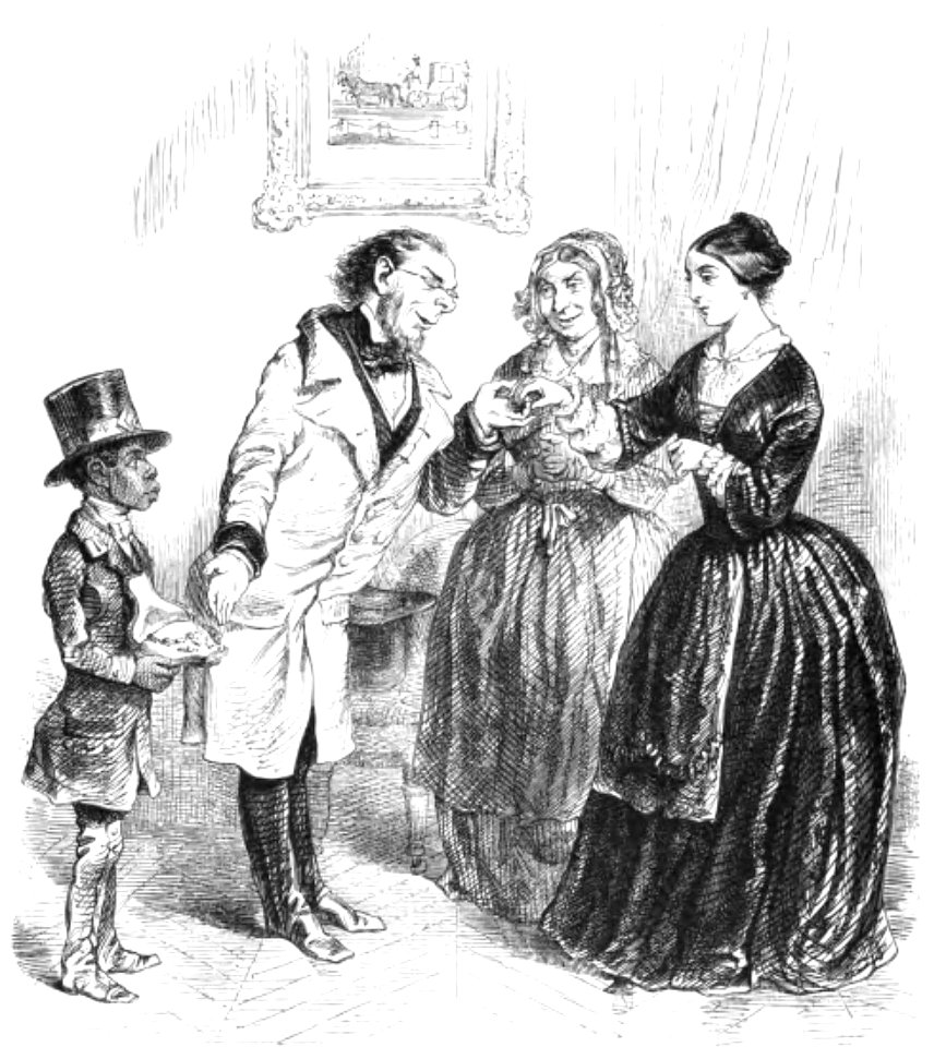 Grandville - Cent Proverbes, 1845 (page 466 crop)