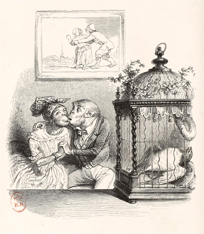 Grandville - Il n'y a point de belles prisons ni de laides amours