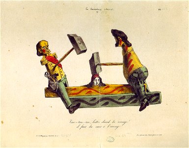 Grandville, Zuschlagen, 1832, K78