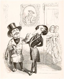 Grandville - Jamais grand nez n'a gâté joli visage