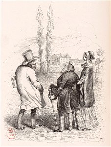 Grandville - Le bossu ne voit pas sa bosse mais celle de son confrère