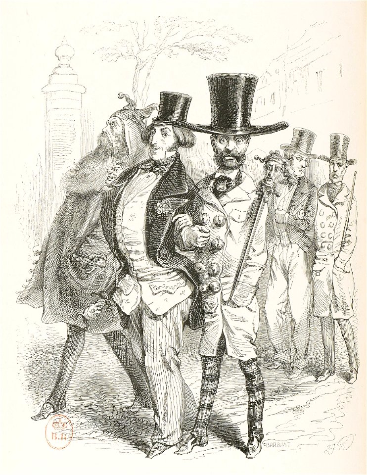 Grandville - Les fous inventent les modes et les sages les suivent
