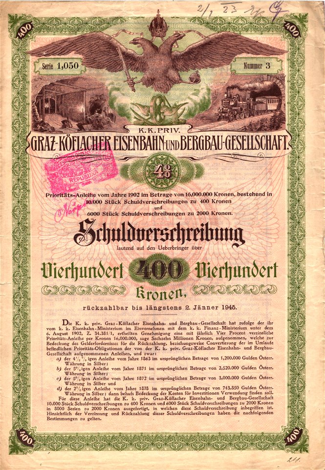 Graz-Köflacher Eisenbahn- und Bergbau-Gesellschaft 1902