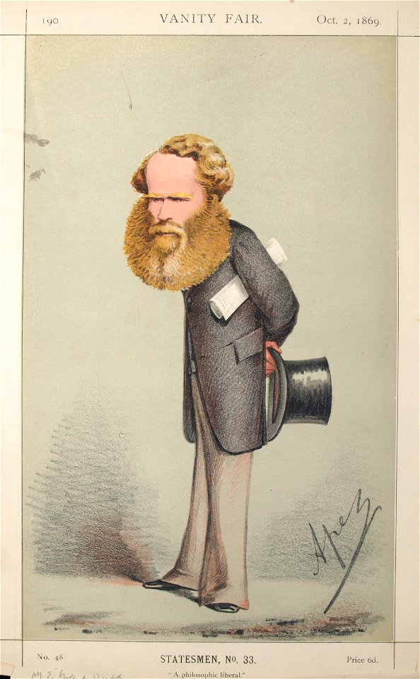 ME Grant Duff, Vanity Fair, 1869-10-02