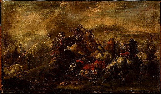 Graziani, Pietro (czynny na przełomie wieków XVII-XVIII) - A battle scene - M.Ob.1236 MNW - National Museum in Warsaw