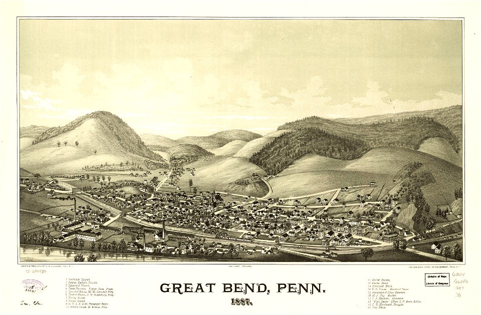 Great Bend, Penn. 1887. LOC 75694980