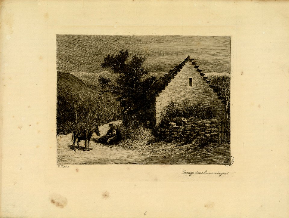 Grange dans la montagne - Fonds Ancely - B315556101 A LAFOND 3 018