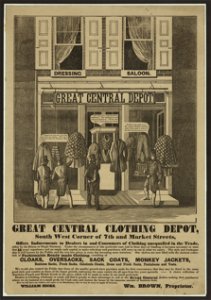 Great central clothing depot... LCCN2003688791