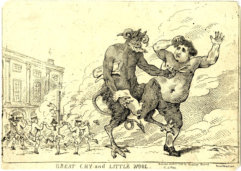 Great cry and little wool. (BM 1868,0808.5066)