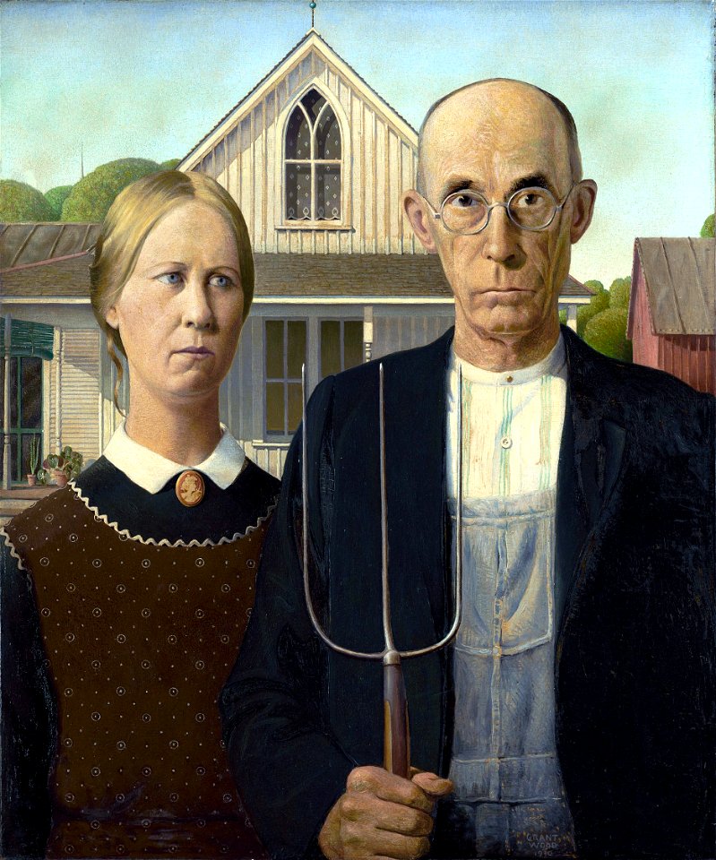 Grant DeVolson Wood - American Gothic
