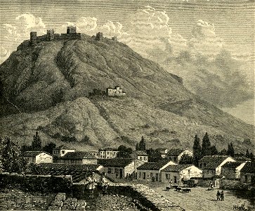 Grecia il castello della città di Larissa