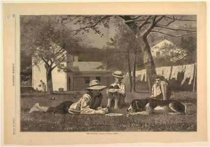 Graphic Design, The Nooning, August 1873 (CH 18340893)