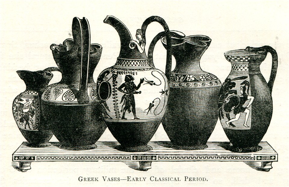 Greek vases--Early classical period - Mahaffy John Pentland - 1890
