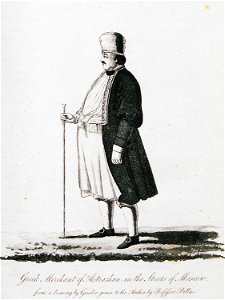 Greek Merchant of Astrachan, in the streets of Moscow - Clarke Edward Daniel - 1810