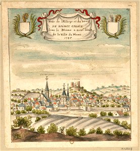 Gravure 1 de Saint-Calais 1695