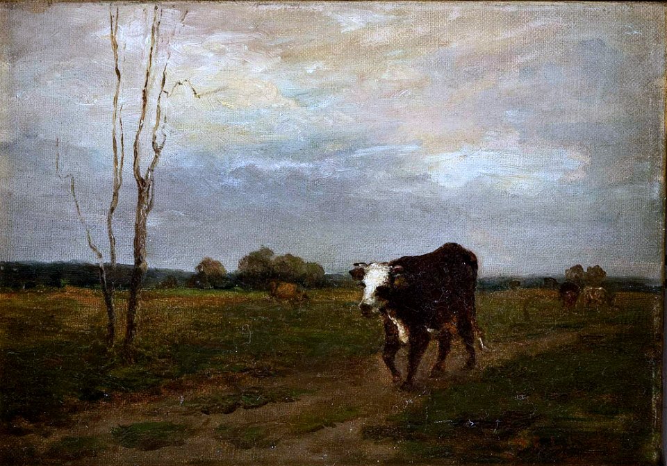 Cows in a Pasture, Lynn Beach by Charles Edwin Lewis Green
