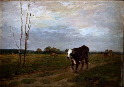 Cows in a Pasture, Lynn Beach by Charles Edwin Lewis Green