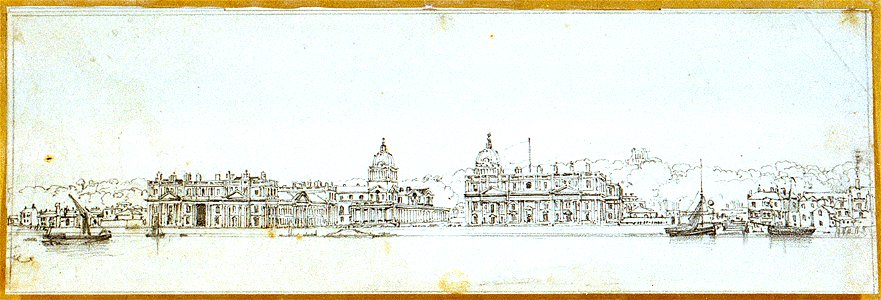 Greenwich Hospital from the river RMG PV6340