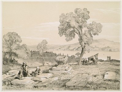 Great burial ground, Pera - Lewis John F - 1838