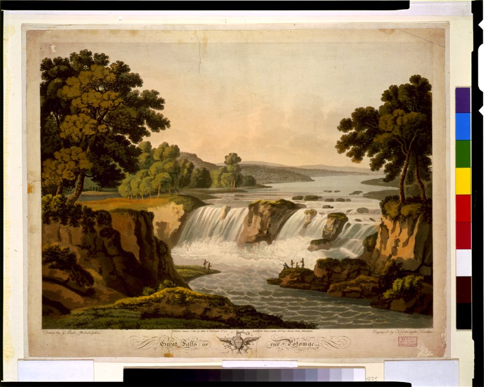 Great Falls of the Potomac - drawn by G. Beck, Philadelphia ; engraved by J. Cartwright, London. LCCN92504423