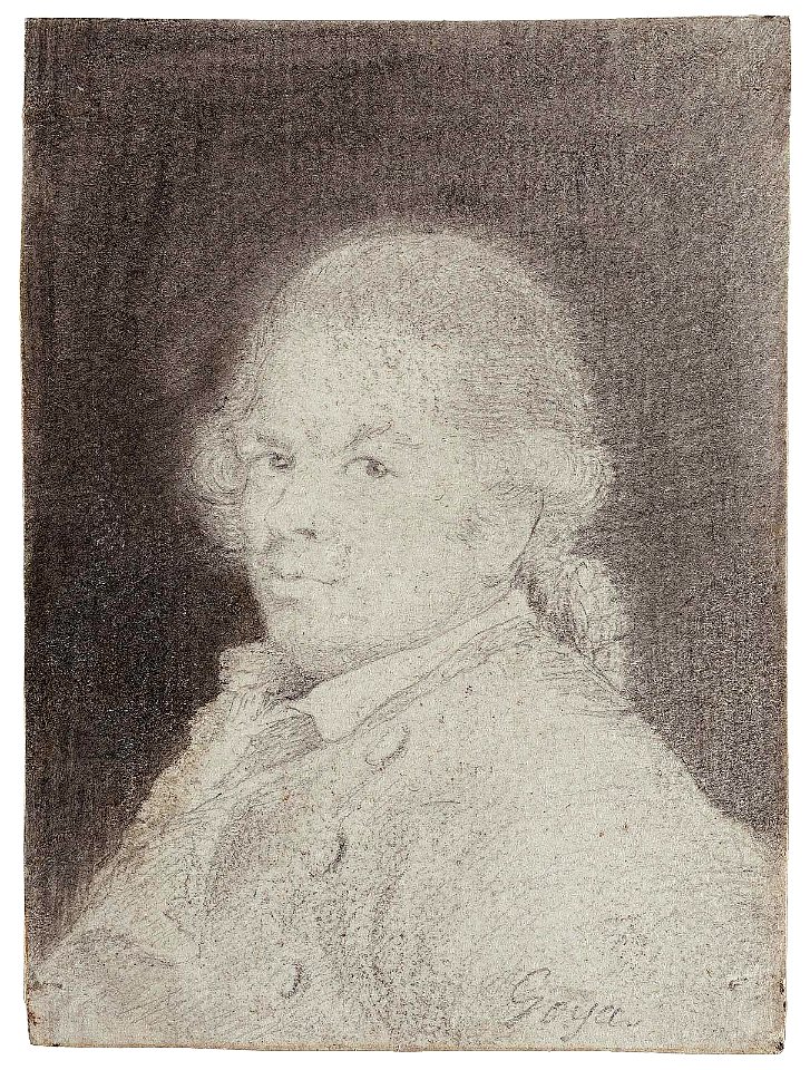 Formerly attributed to Francisco Goya y Lucientes - Francisco Goya (Self Portrait), 1973.699, about 1783