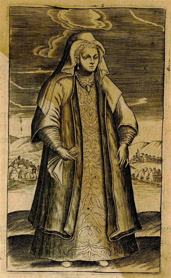 Greek woman from Pera - Sandys George - 1615