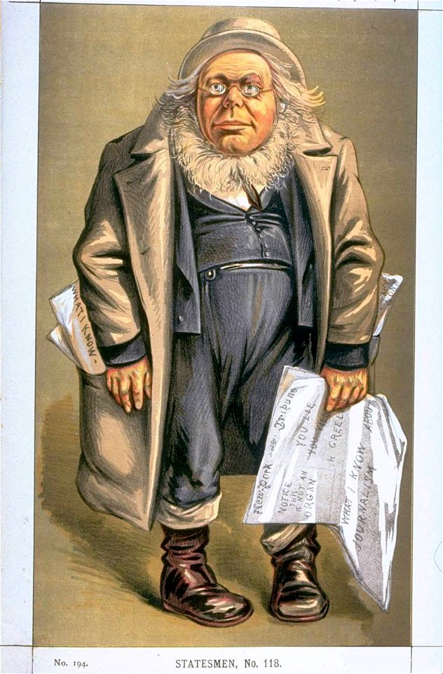 Horace Greeley, Vanity Fair, 1872-07-20