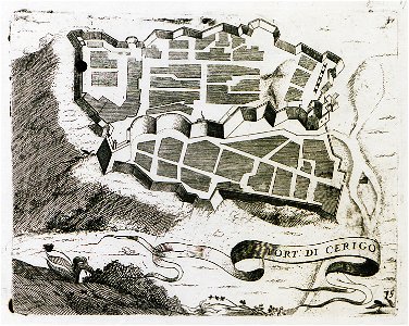 Fort di Cerigo - Coronelli Vincenzo - 1686