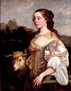 Greenhill, John - A Lady as a Shepherdess - Google Art Project