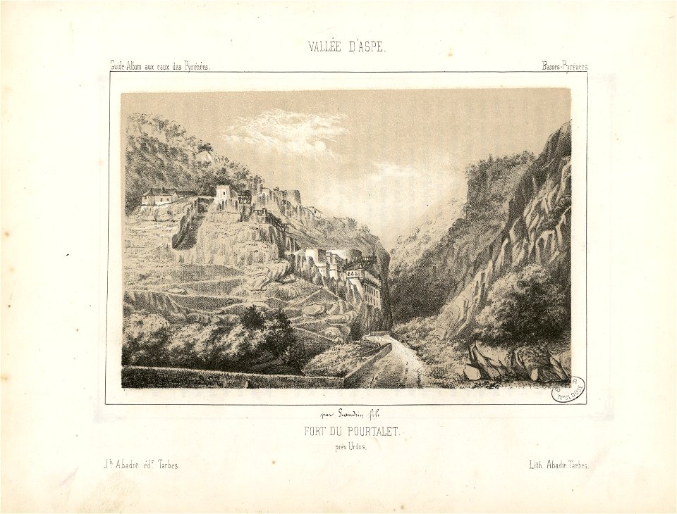 Fort du Pourtalet près Urdos - Fonds Ancely - B315556101 A ABADIE 3 067