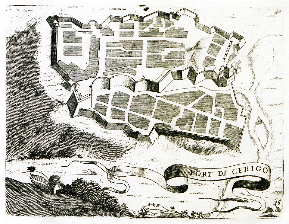 Fort di Cerigo - Coronelli Vincenzo Maria - 1708