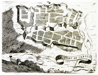 Fort di Cerigo - Coronelli Vincenzo Maria - 1708