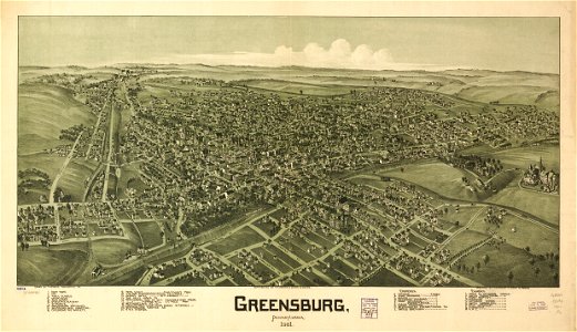 Greensburg, Pennsylvania 1901. LOC 75694981