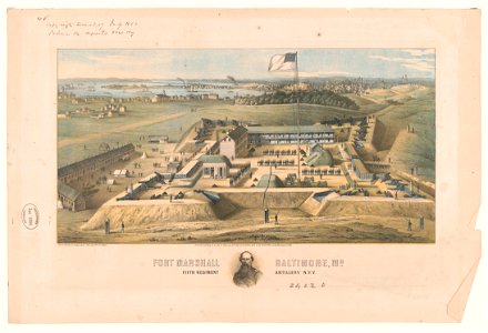 Fort Marshall Baltimore, Md Fifth Regiment Artillery N.Y.V. LCCN2003656651