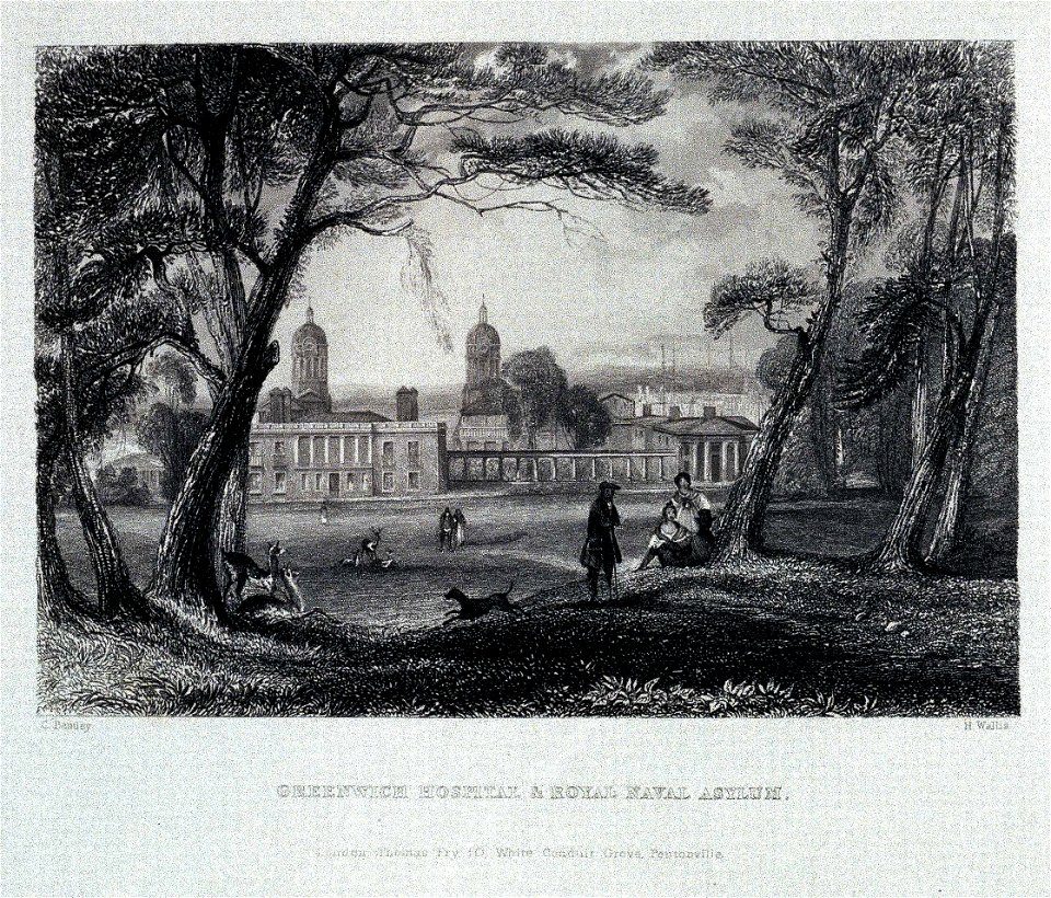 Greenwich Hospital and Royal Naval Asylum RMG PU2237