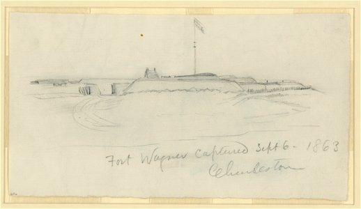 Fort Wagner Captured Sept 6, 1863 Charleston LCCN2004660923