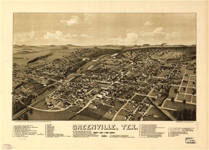 Greenville, Tex., county seat of Hunt County 1886. LOC 75696596