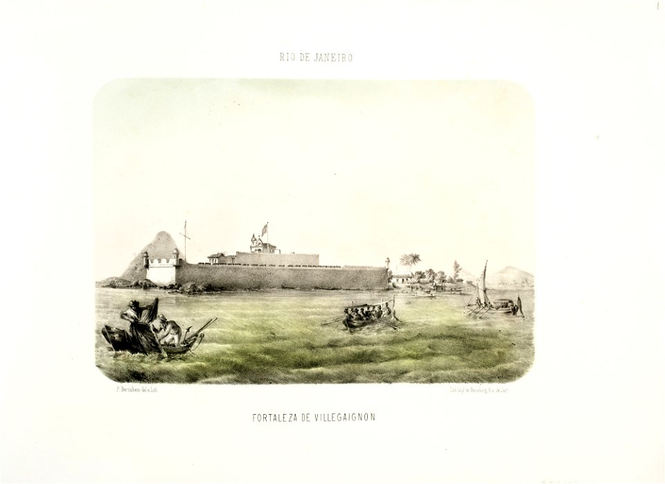 Fortaleza de Villegaignon, da Coleção Brasiliana Iconográfica