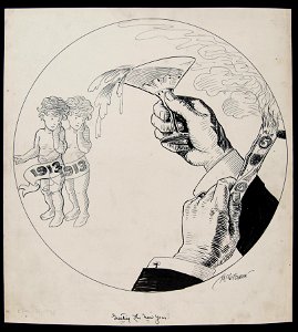 Greeting the New Year, December 31, 1912 (NBY 5515)
